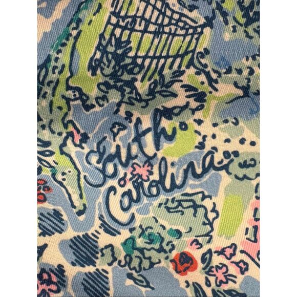 Lilly Pulitzer Charleston Themed Golf Polo Size L Performance stretch Fabric - Picture 8 of 8